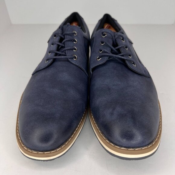 Mofri Mens Controy Navy Blue Pointed Toe NWOB Lace Up Size 12 Oxford Shoes main image 4
